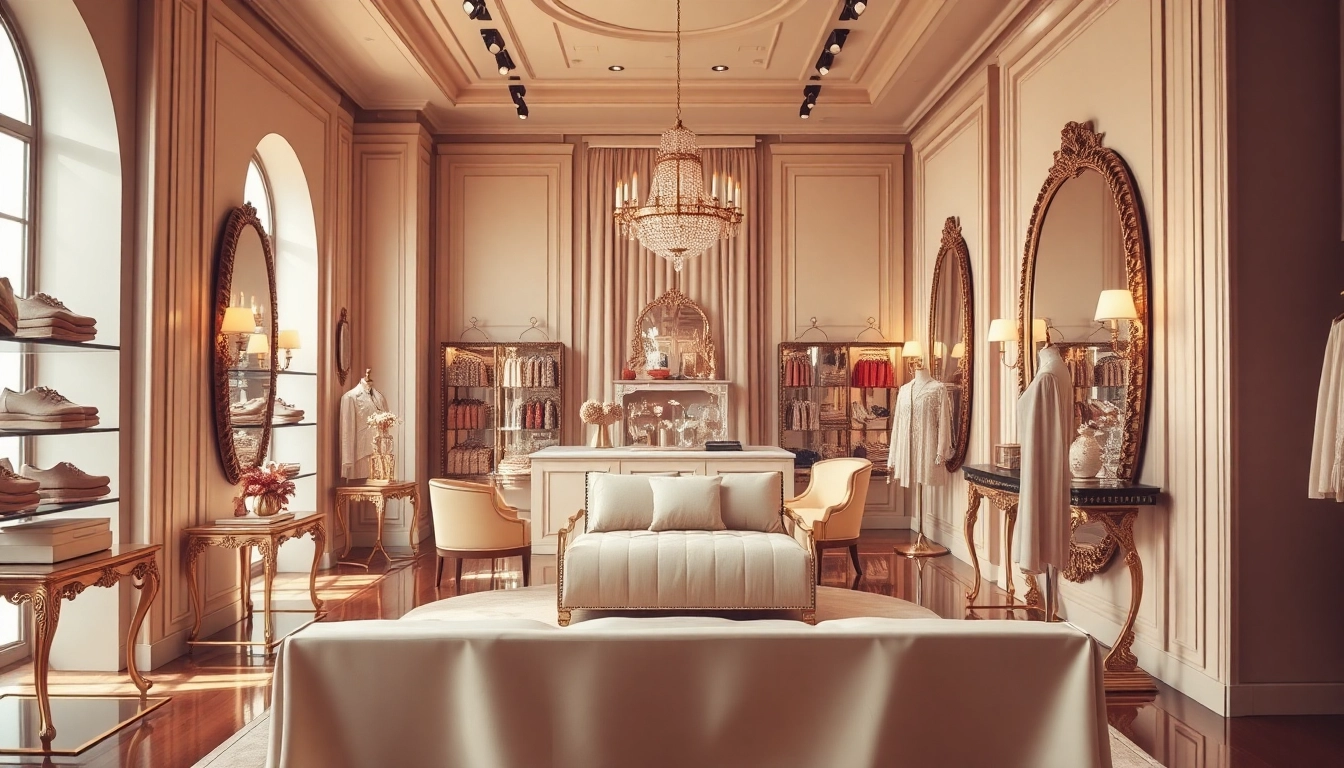 Exhibe luxury12 en una boutique elegante con detalles suaves y sofisticados.