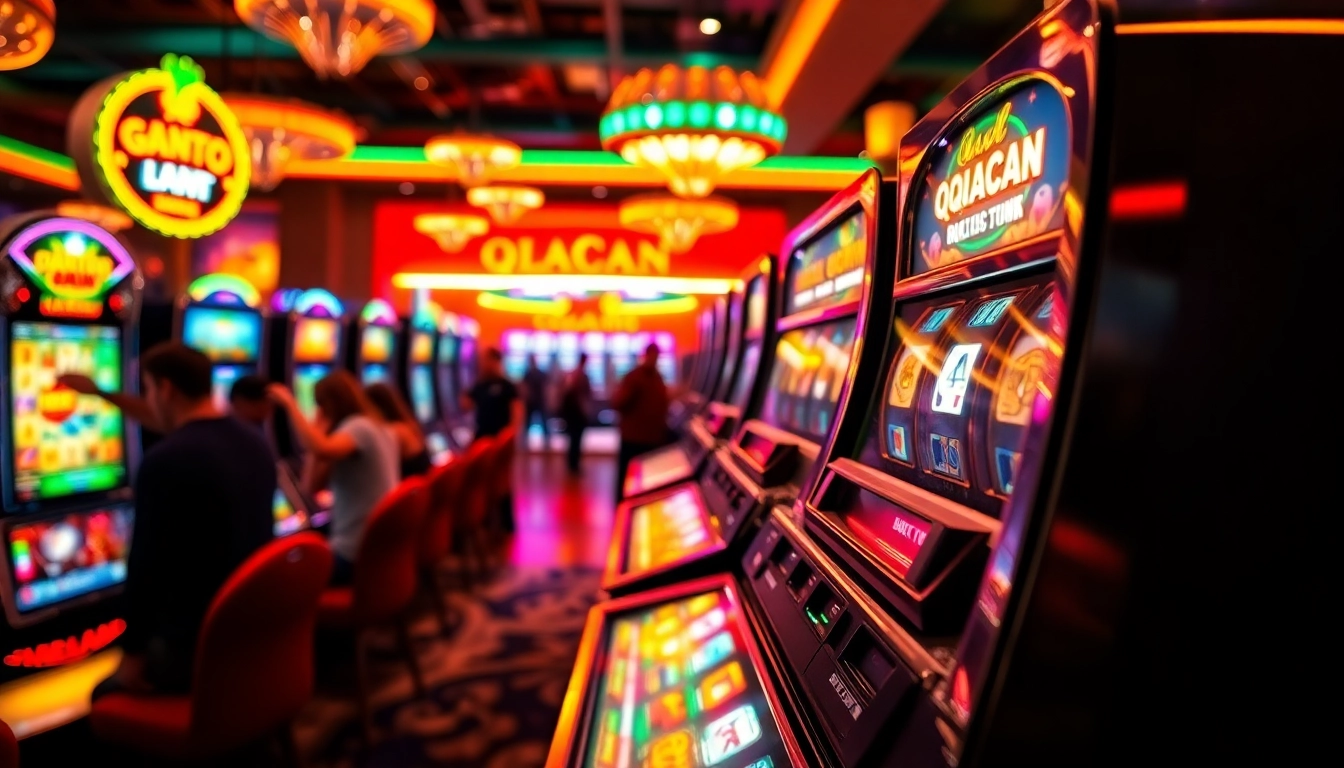 Menangkan jackpot di qqmacan slot dengan desain mesin slot yang menarik dan penuh warna.